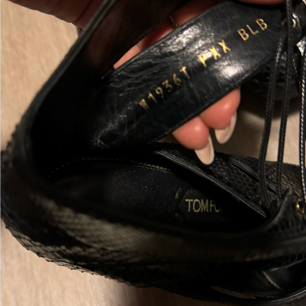 Tom Ford Python Leather Heels, 39 Size - image 6